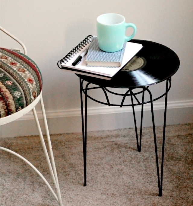 Design side table - 23 creative ideas that you can build yourself