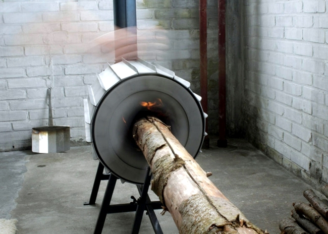 Modern Heating - new wood logs wood design