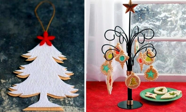 Ideas for arrangements with festive Christmas cookies and gingerbread