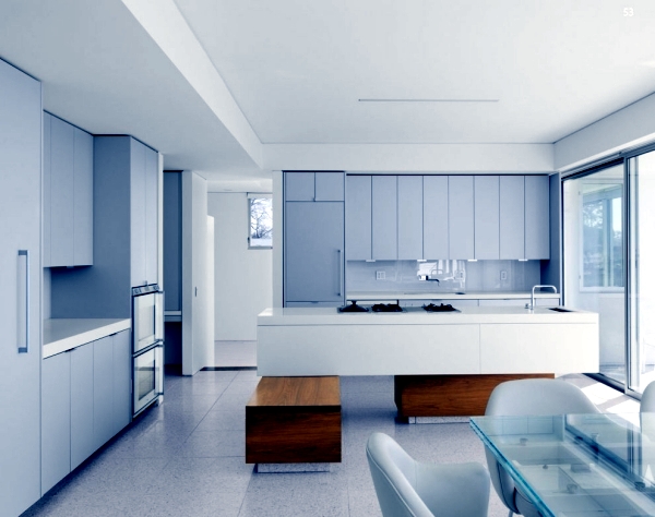 White minimalist kitchen - 20 designs for a unique atmosphere