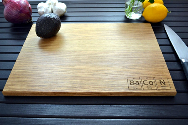 Engraved Wooden Cutting Board Gives The Whistle Kitchen Interior