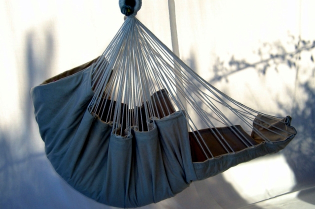 Arty backyard hammock with stand