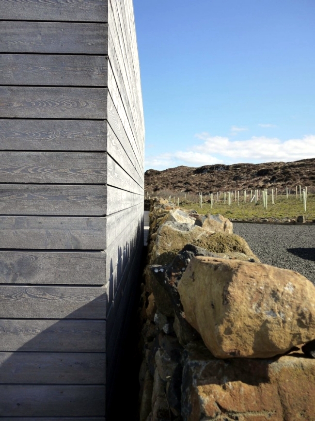 House gabled wooden Scottish combining tradition and modernity