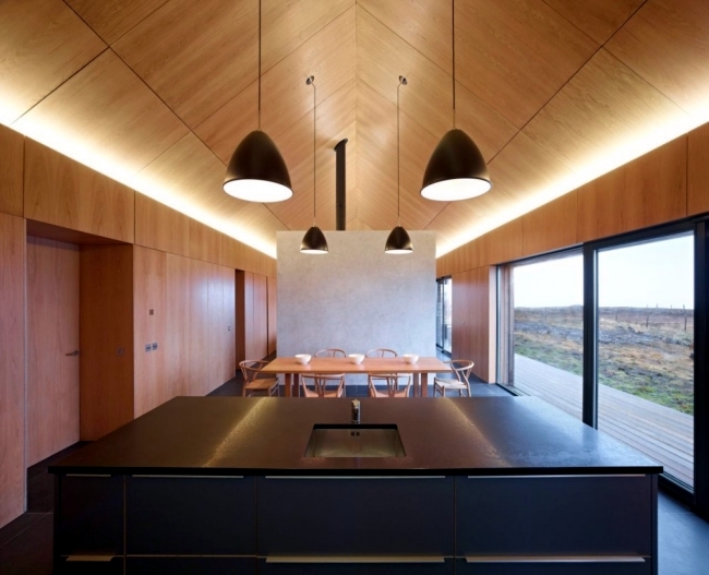 House gabled wooden Scottish combining tradition and modernity