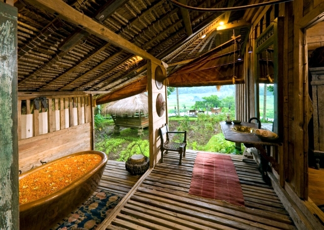 Bambu Indah Boutique Hotel, Bali offers luxury and wild at the same time