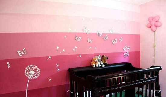 Kretaive Ideas for decorating the wall in the shadow color style fashion