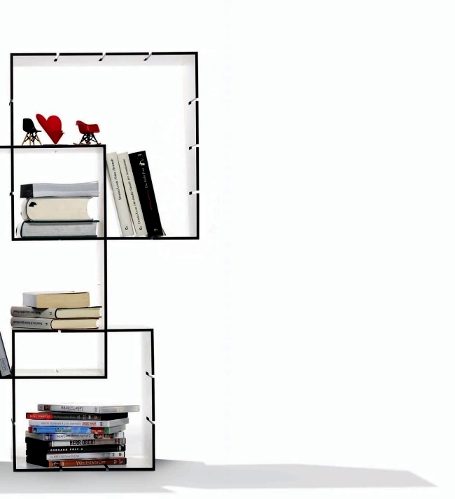 Link Shelving Florian Gross offers great freedom of design