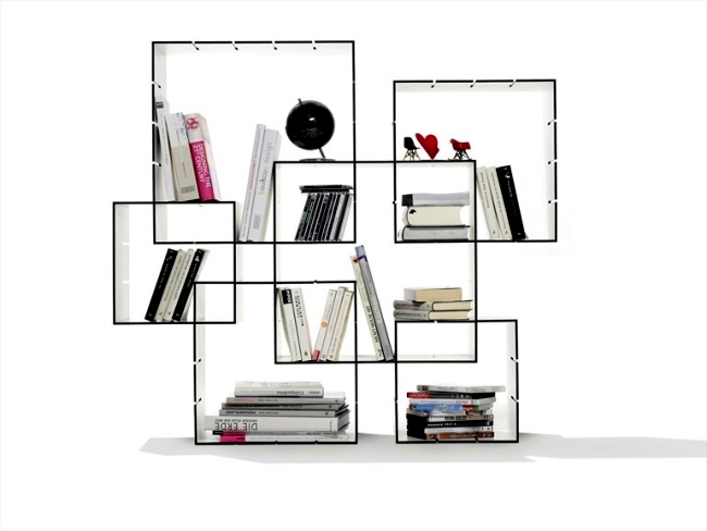 Link Shelving Florian Gross offers great freedom of design