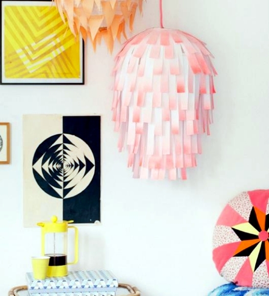 Fashion tinker lamp - new ideas with paper