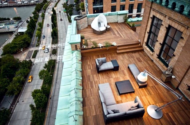 Roof terrace