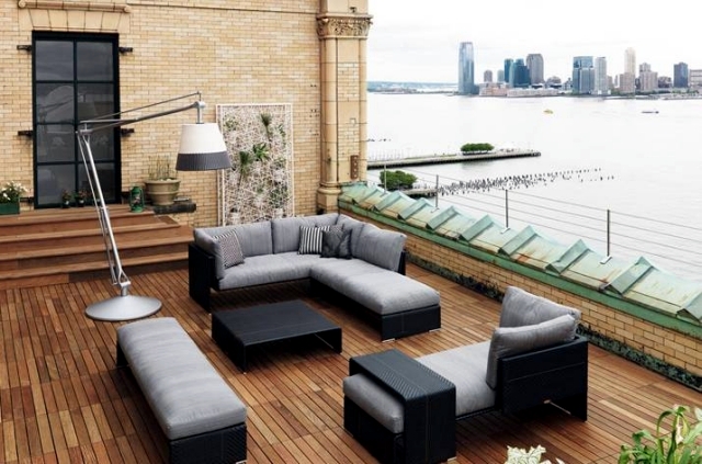 Interior design solutions Dedon - comfortable design roof terrace