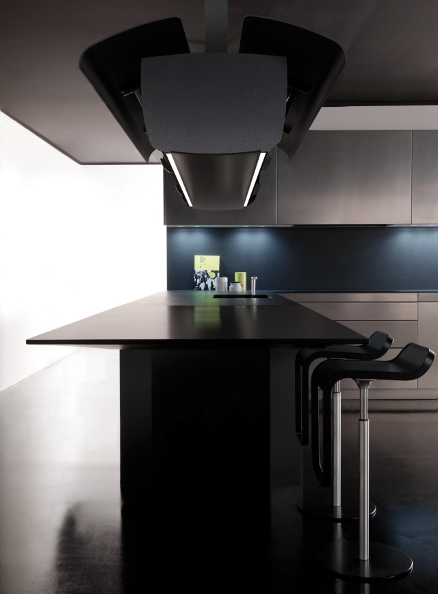 Toncellis carbon fiber high-tech kitchen and Liquid Metal