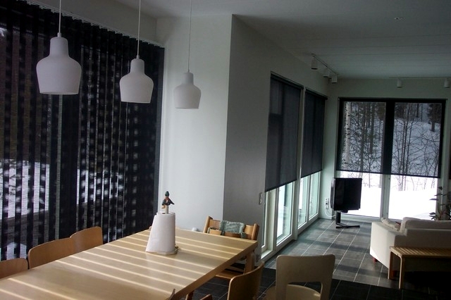 Blinds, pleated blinds, venetian blinds, as an alternative to the standard procedure