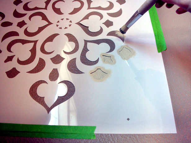 motif mural painting itself - an idea with paint and stencil motif mural painting itself - an idea with paint and stencil