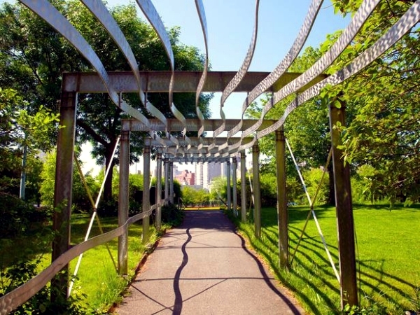 Modern garden designs pergola increase the visual value of the garden