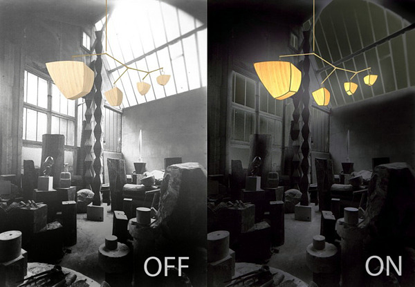 Modernism with natural materials - Design pendant lamp Constantin
