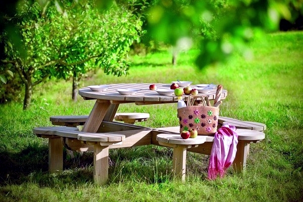 Classic garden bench wooden garden and the tendency of the Somme, 15 Cool Designs