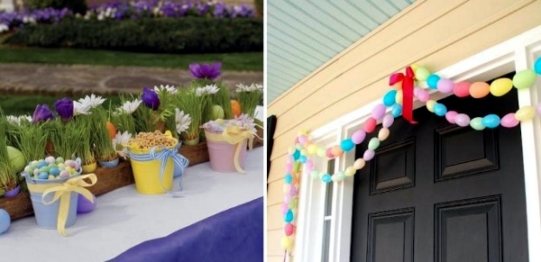 Outdoor Easter decorations - 27 ideas for garden and entry into the atmosphere