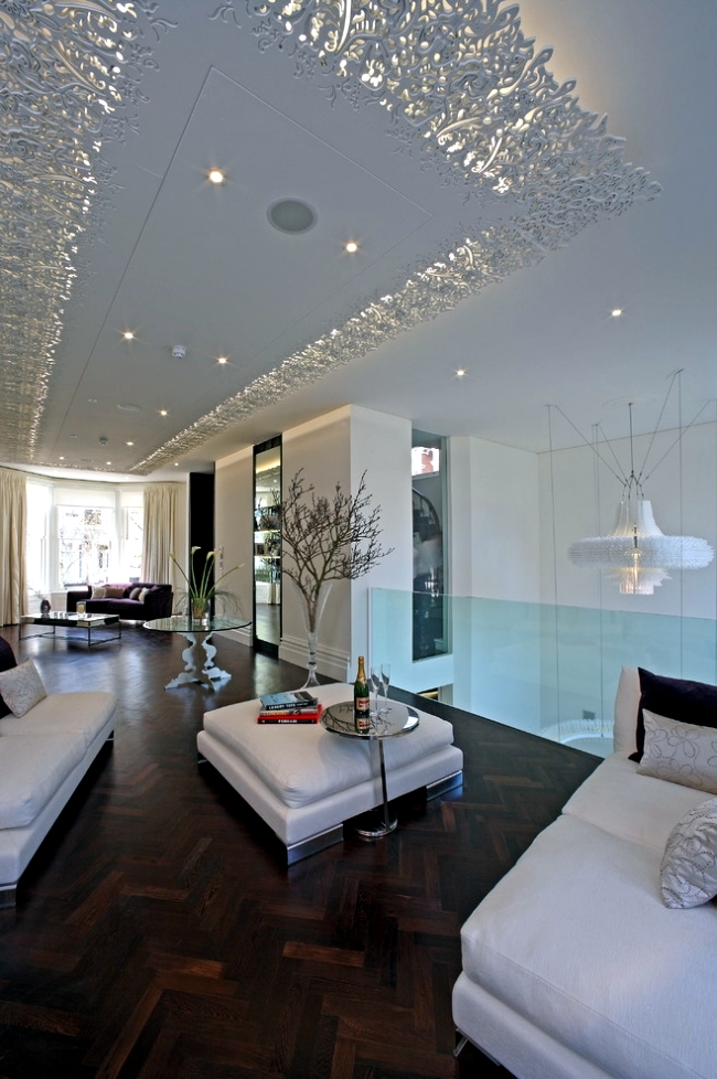 33 examples of modern living room ceiling design