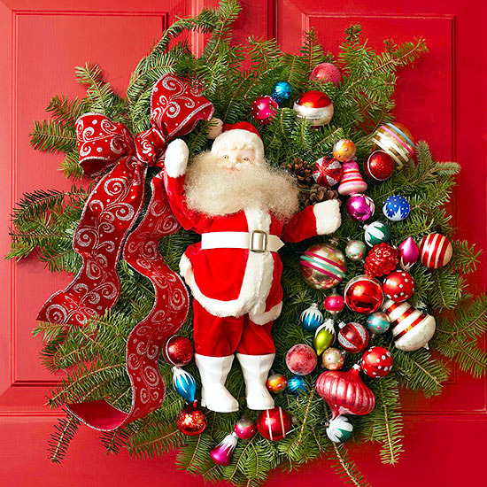 Luxury decoration Father Christmas brings joy to children