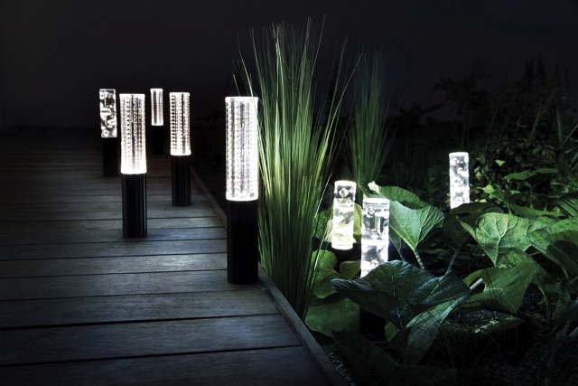 Solar garden lights - garden paths and garden beautiful night light