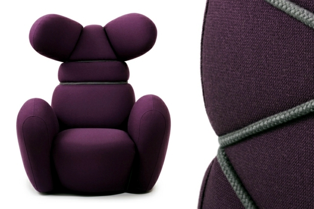 Designer inspired popular plush chair