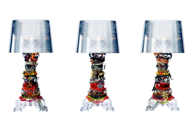 Classic design lamp "Bourgie" Kartell redesigned in many ways