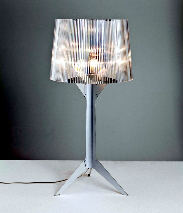 Classic design lamp "Bourgie" Kartell redesigned in many ways