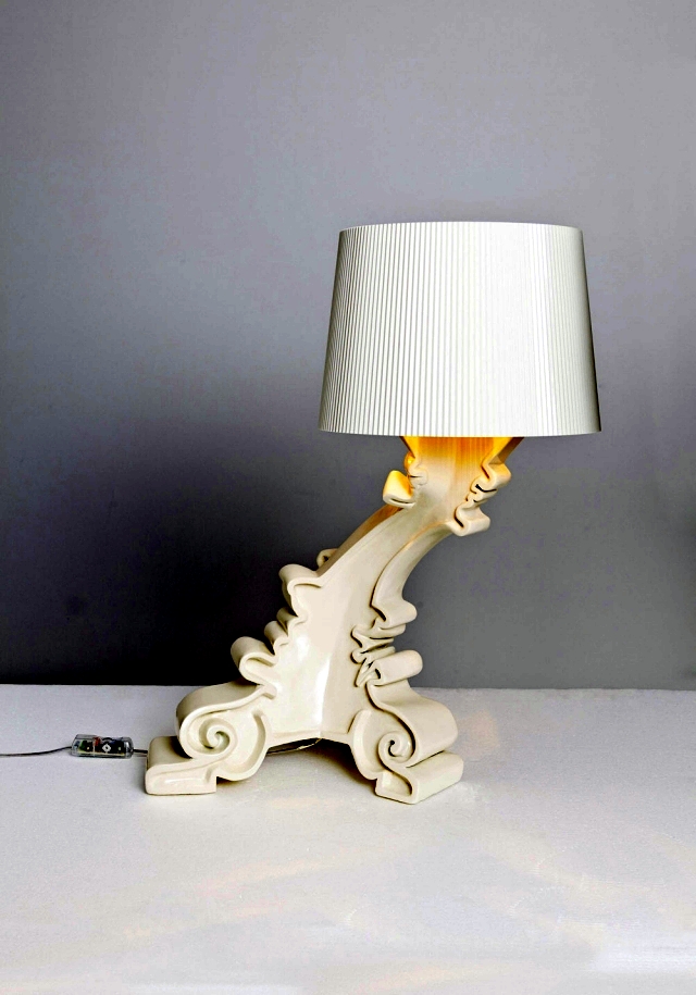 Classic design lamp "Bourgie" Kartell redesigned in many ways