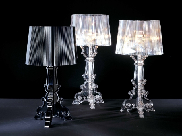 Classic design lamp "Bourgie" Kartell redesigned in many ways