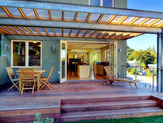 Canopy Construction - 23 solutions of wood, aluminum, steel and glass