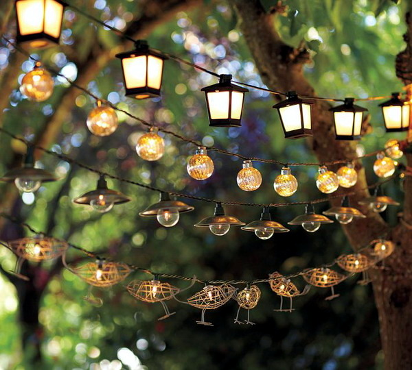 Decorating Ideas for garden lighting - ambient atmosphere