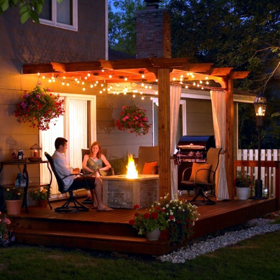 Decorating Ideas for garden lighting - ambient atmosphere