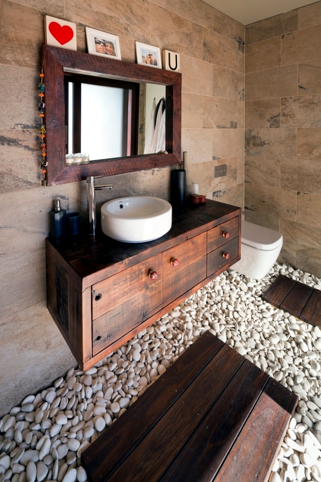 Useful tips for bathroom design harmony in Asian style