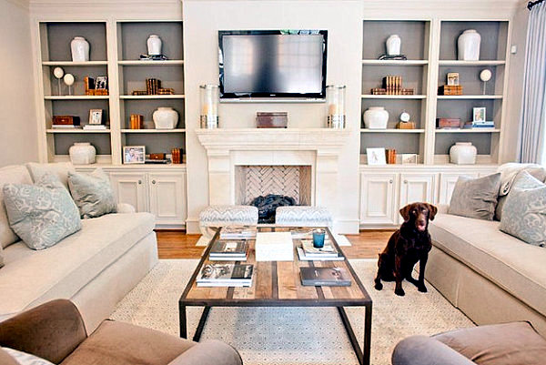 Interior Design Ideas, How To Organize Shelves In Living Room