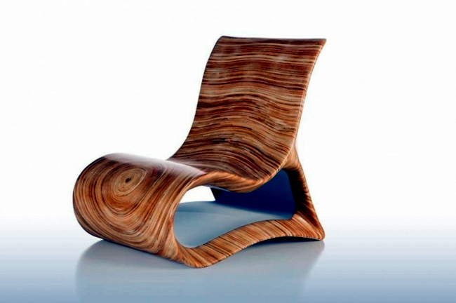 Wooden chair brings exotic faraway islands