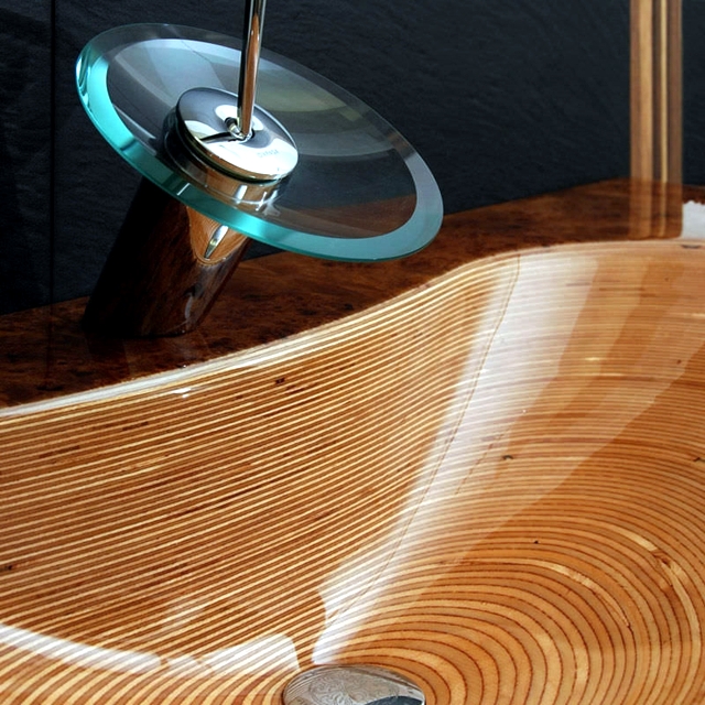 Glamour wooden sink - real eye-catcher in every bathroom!