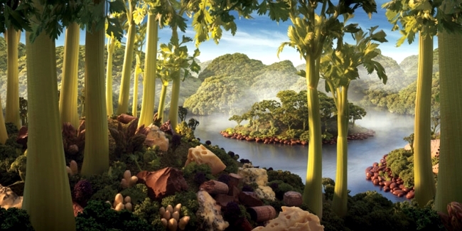 "Food Landscapes" by Carl Warner - edible landscapes food
