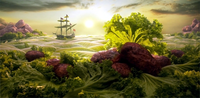 "Food Landscapes" by Carl Warner - edible landscapes food