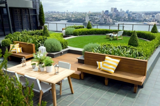 100 design ideas for patios, roof terraces and balconies ... Interior decoración Patio Middle