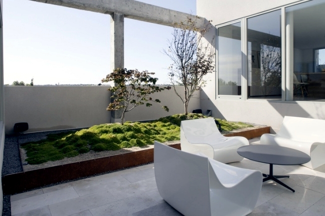 100 design ideas for patios, roof terraces and balconies ... Interior decoración Patio Middle