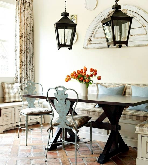 100 ideas for living room – design, table decoration, dining in ... Banquette Modern idées