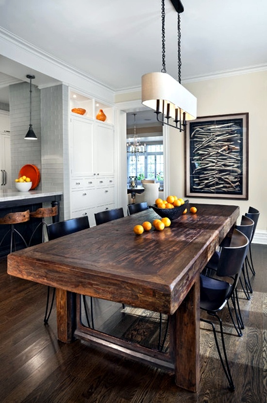 15 ideas for dining room interior design in rustic chic | Interior