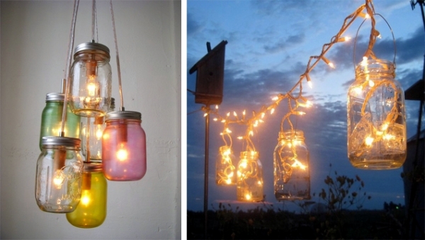 15 ideas for lighting to make yourself follow the trends upcycling ...