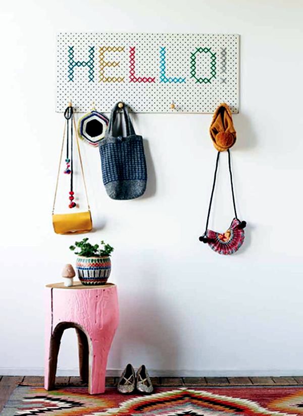 15 ideas to make your own clothes hook - hall and nursery decor