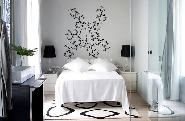 15 modern bedroom designs in black and white color palette