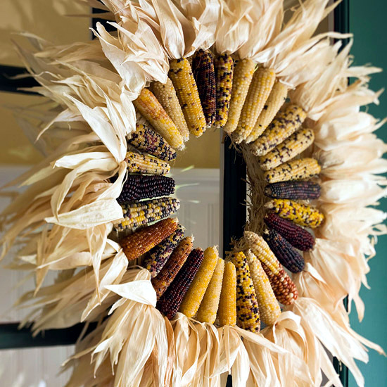 17 Fall wreath ideas for DIY on with treasures of Nature