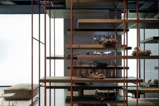17 minimalist shelving system design for modern living room
