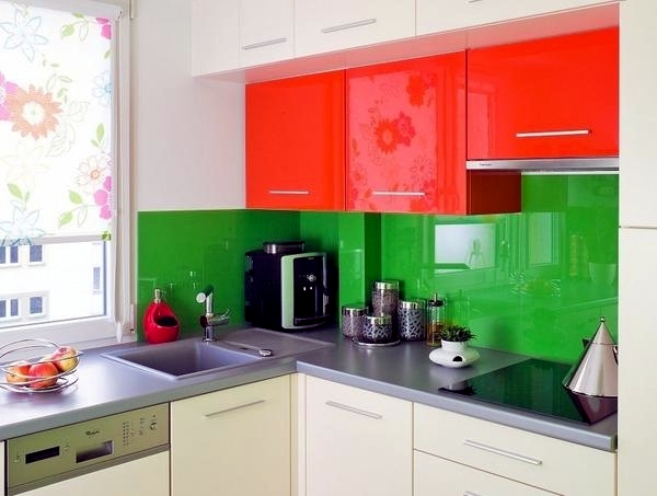 20 design ideas for kitchen glass back wall and the best types of glass