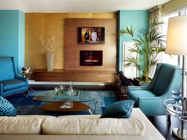 20 eclectic living room ideas - combine colors effectively